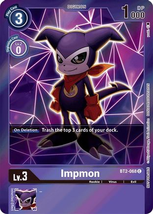 Impmon (Event Pack 2) (BT2-068) - Release Special Booster Foil - Premium Digimon Single from Bandai - Just $3.85! Shop now at Game Crave Tournament Store