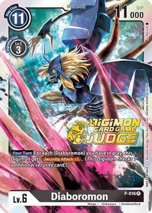 Diaboromon - P-016 (Judge Pack 1) (P-016) - Digimon Promotion Cards Foil - Premium Digimon Single from Bandai - Just $1.32! Shop now at Game Crave Tournament Store