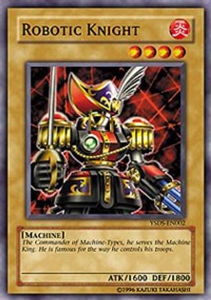 Robotic Knight (YSDS-EN002) - Starter Deck: Syrus Truesdale Unlimited - Premium Yugioh Single from Konami - Just $0.45! Shop now at Game Crave Tournament Store