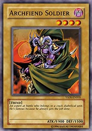 Archfiend Soldier (YSDS-EN005) - Starter Deck: Syrus Truesdale 1st Edition - Premium Yugioh Single from Konami - Just $0.62! Shop now at Game Crave Tournament Store