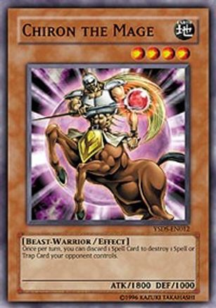 Chiron the Mage (YSDS-EN012) - Starter Deck: Syrus Truesdale 1st Edition - Premium Yugioh Single from Konami - Just $0.38! Shop now at Game Crave Tournament Store