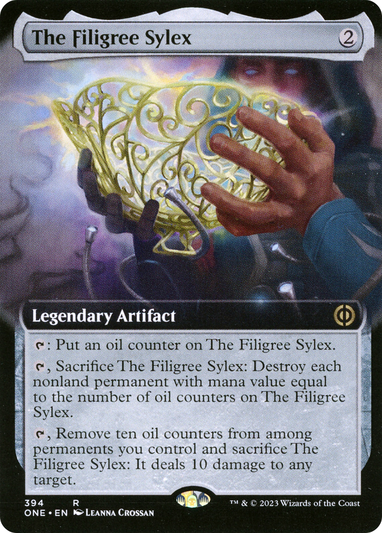 The Filigree Sylex (ONE-394) - Phyrexia: All Will Be One: (Extended Art) - Premium MTG Single from Wizards of the Coast - Just $0.27! Shop now at Game Crave Tournament Store