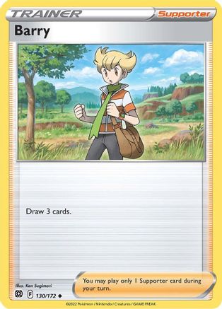 Barry 130/172 - Brilliant Stars - Premium Pokemon Single from Nintendo - Just $0.25! Shop now at Game Crave Tournament Store