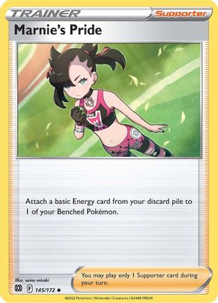 Marnie's Pride 145/172 - Brilliant Stars - Premium Pokemon Single from Nintendo - Just $0.25! Shop now at Game Crave Tournament Store