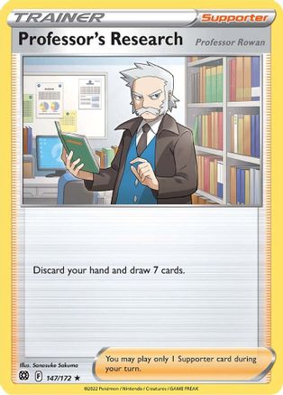 Professor's Research 147/172 - Brilliant Stars Holofoil - Premium Pokemon Single from Nintendo - Just $0.50! Shop now at Game Crave Tournament Store