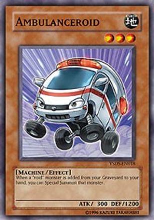 Ambulanceroid (YSDS-EN018) - Starter Deck: Syrus Truesdale 1st Edition - Premium Yugioh Single from Konami - Just $0.61! Shop now at Game Crave Tournament Store