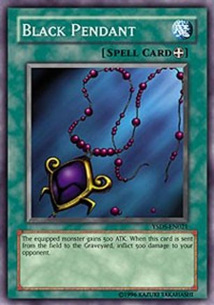 Black Pendant (YSDS-EN021) - Starter Deck: Syrus Truesdale Unlimited - Premium Yugioh Single from Konami - Just $0.25! Shop now at Game Crave Tournament Store