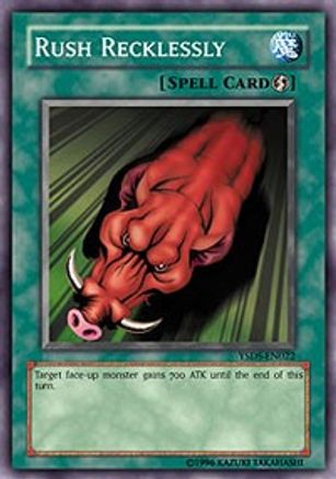 Rush Recklessly (YSDS-EN022) - Starter Deck: Syrus Truesdale Unlimited - Premium Yugioh Single from Konami - Just $0.79! Shop now at Game Crave Tournament Store