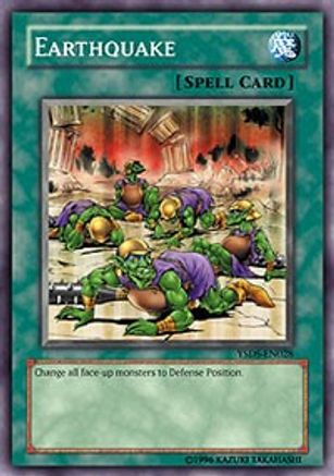 Earthquake (YSDS-EN028) - Starter Deck: Syrus Truesdale 1st Edition - Premium Yugioh Single from Konami - Just $0.27! Shop now at Game Crave Tournament Store