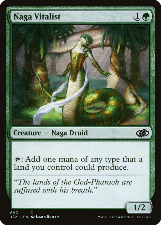 Naga Vitalist (J22-693) - Jumpstart 2022 - Premium MTG Single from Wizards of the Coast - Just $0.08! Shop now at Game Crave Tournament Store