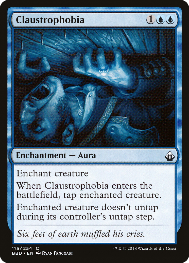 Claustrophobia (BBD-115) - Battlebond - Premium MTG Single from Wizards of the Coast - Just $0.25! Shop now at Game Crave Tournament Store