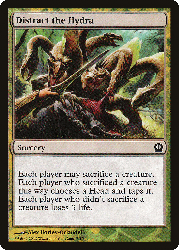 Distract the Hydra (TFTH-007) - Face the Hydra - Premium MTG Single from Wizards of the Coast - Just $0.28! Shop now at Game Crave Tournament Store