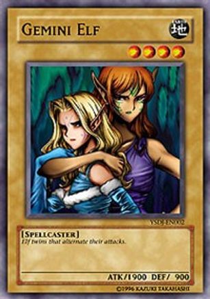 Gemini Elf (YSDJ-EN002) - Starter Deck: Jaden Yuki 1st Edition - Premium Yugioh Single from Konami - Just $0.56! Shop now at Game Crave Tournament Store