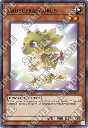 Babycerasaurus (OP18-EN005) - OTS Tournament Pack 18 Unlimited - Premium Yugioh Single from Konami - Just $0.42! Shop now at Game Crave Tournament Store