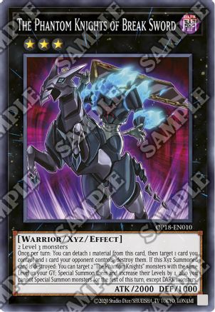 The Phantom Knights of Break Sword (OP18-EN010) - OTS Tournament Pack 18 Unlimited - Premium Yugioh Single from Konami - Just $0.26! Shop now at Game Crave Tournament Store