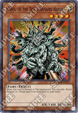 Manju of the Ten Thousand Hands (OP18-EN013) - OTS Tournament Pack 18 Unlimited - Premium Yugioh Single from Konami - Just $0.25! Shop now at Game Crave Tournament Store