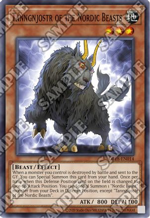 Tanngnjostr of the Nordic Beasts (OP18-EN014) - OTS Tournament Pack 18 Unlimited - Premium Yugioh Single from Konami - Just $0.25! Shop now at Game Crave Tournament Store