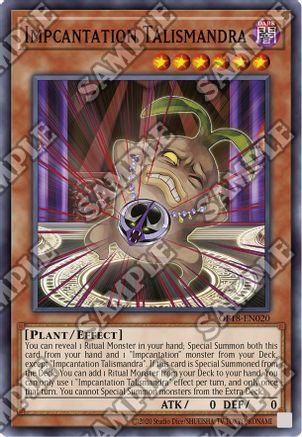 Impcantation Talismandra (OP18-EN020) - OTS Tournament Pack 18 Unlimited - Premium Yugioh Single from Konami - Just $0.25! Shop now at Game Crave Tournament Store