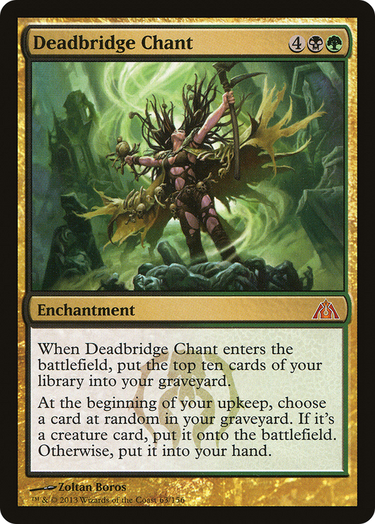 Deadbridge Chant (DGM-063) - Dragon's Maze - Premium MTG Single from Wizards of the Coast - Just $0.31! Shop now at Game Crave Tournament Store