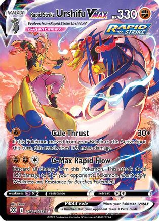 Rapid Strike Urshifu VMAX TG21/30 - Brilliant Stars Trainer Gallery Holofoil - Premium Pokemon Single from Nintendo - Just $4! Shop now at Game Crave Tournament Store