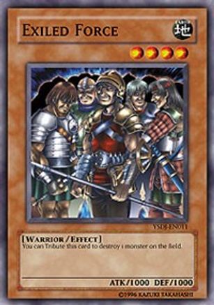Exiled Force (YSDJ-EN011) - Starter Deck: Jaden Yuki Unlimited - Premium Yugioh Single from Konami - Just $0.71! Shop now at Game Crave Tournament Store