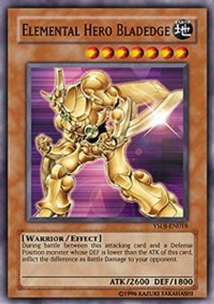 Elemental HERO Bladedge (YSDJ-EN018) - Starter Deck: Jaden Yuki 1st Edition - Premium Yugioh Single from Konami - Just $0.29! Shop now at Game Crave Tournament Store