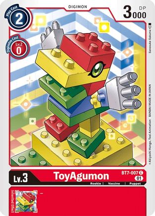 ToyAgumon (BT7-007) - Next Adventure - Premium Digimon Single from Bandai - Just $0.25! Shop now at Game Crave Tournament Store