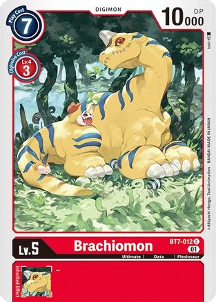 Brachiomon (BT7-012) - Next Adventure - Premium Digimon Single from Bandai - Just $0.25! Shop now at Game Crave Tournament Store