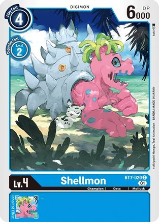 Shellmon (BT7-020) - Next Adventure - Premium Digimon Single from Bandai - Just $0.25! Shop now at Game Crave Tournament Store
