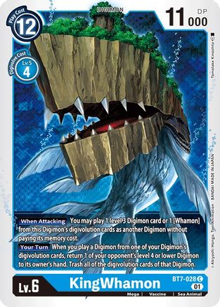 KingWhamon (BT7-028) - Next Adventure - Premium Digimon Single from Bandai - Just $0.25! Shop now at Game Crave Tournament Store