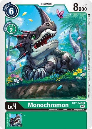 Monochromon (BT7-048) - Next Adventure - Premium Digimon Single from Bandai - Just $0.25! Shop now at Game Crave Tournament Store