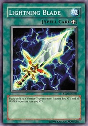 Lightning Blade (YSDJ-EN023) - Starter Deck: Jaden Yuki 1st Edition - Premium Yugioh Single from Konami - Just $0.35! Shop now at Game Crave Tournament Store