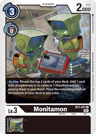 Monitamon (BT7-057) - Next Adventure - Premium Digimon Single from Bandai - Just $0.25! Shop now at Game Crave Tournament Store