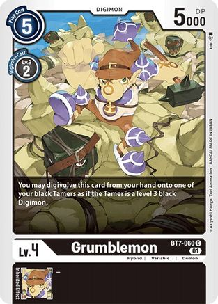 Grumblemon (BT7-060) - Next Adventure - Premium Digimon Single from Bandai - Just $0.25! Shop now at Game Crave Tournament Store