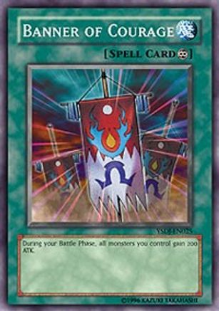 Banner of Courage (YSDJ-EN025) - Starter Deck: Jaden Yuki 1st Edition - Premium Yugioh Single from Konami - Just $0.25! Shop now at Game Crave Tournament Store