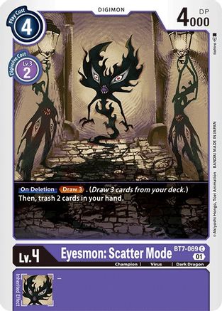 Eyesmon: Scatter Mode (BT7-069) - Next Adventure - Premium Digimon Single from Bandai - Just $0.08! Shop now at Game Crave Tournament Store