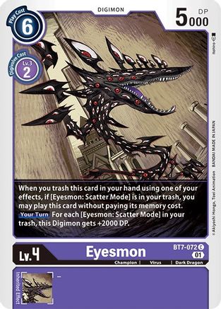 Eyesmon (BT7-072) - Next Adventure - Premium Digimon Single from Bandai - Just $0.08! Shop now at Game Crave Tournament Store