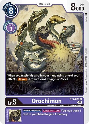 Orochimon (BT7-076) - Next Adventure - Premium Digimon Single from Bandai - Just $0.08! Shop now at Game Crave Tournament Store