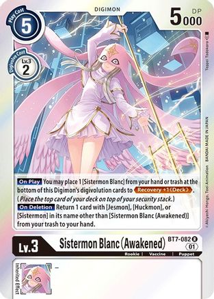 Sistermon Blanc (Awakened) (BT7-082) - Next Adventure Foil - Premium Digimon Single from Bandai - Just $0.26! Shop now at Game Crave Tournament Store