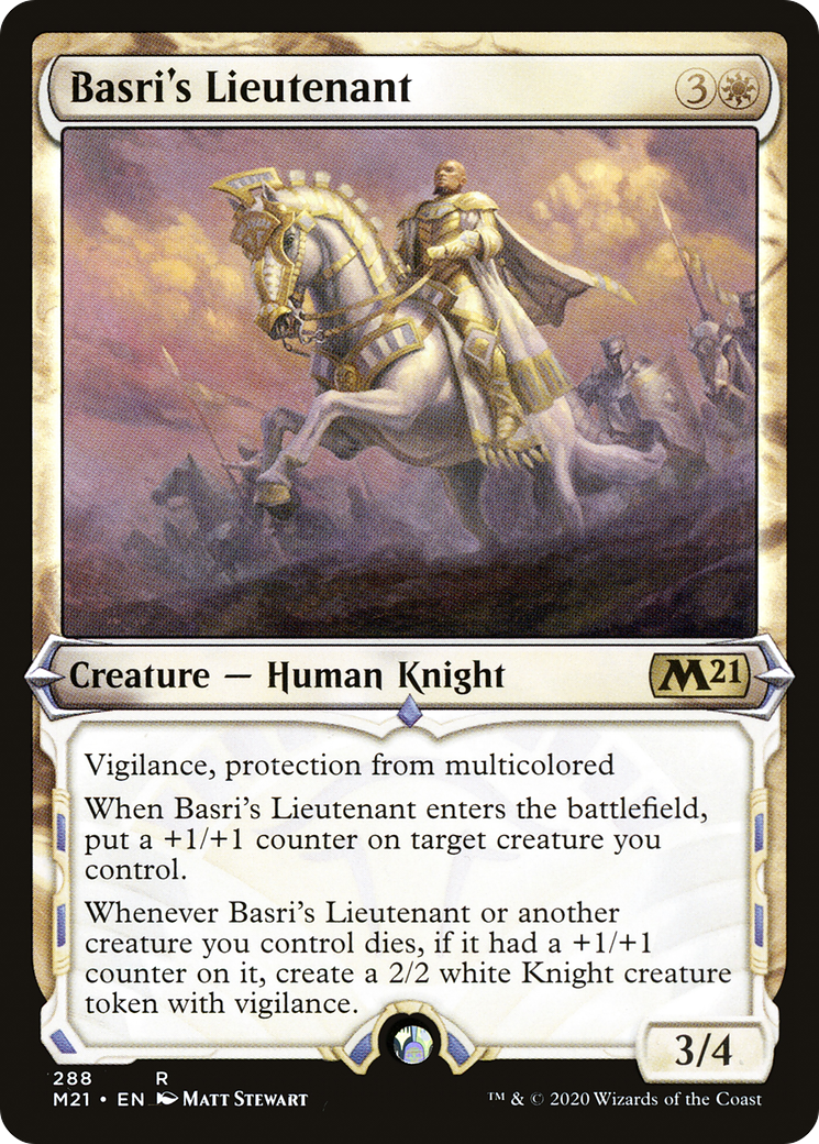 Basri's Lieutenant (M21-288) - Core Set 2021: (Showcase) - Premium MTG Single from Wizards of the Coast - Just $0.25! Shop now at Game Crave Tournament Store