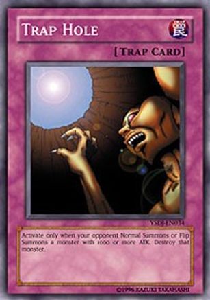 Trap Hole (YSDJ-EN034) - Starter Deck: Jaden Yuki 1st Edition - Premium Yugioh Single from Konami - Just $0.25! Shop now at Game Crave Tournament Store