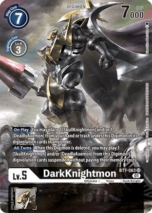 DarkKnightmon (Alternate Art) (BT7-063) - Next Adventure Foil - Premium Digimon Single from Bandai - Just $3.18! Shop now at Game Crave Tournament Store