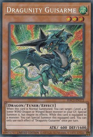 Dragunity Guisarme (HAC1-EN172) - Hidden Arsenal: Chapter 1 Limited - Premium Yugioh Single from Konami - Just $0.26! Shop now at Game Crave Tournament Store