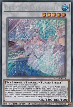 Deep Sea Repetiteur (HAC1-EN175) - Hidden Arsenal: Chapter 1 Limited - Premium Yugioh Single from Konami - Just $0.25! Shop now at Game Crave Tournament Store