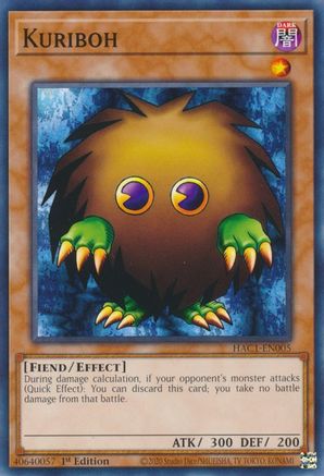 Kuriboh (HAC1-EN005) - Hidden Arsenal: Chapter 1 1st Edition - Premium Yugioh Single from Konami - Just $0.26! Shop now at Game Crave Tournament Store