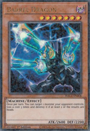 Barrel Dragon (Duel Terminal) (HAC1-EN006) - Hidden Arsenal: Chapter 1 1st Edition - Premium Yugioh Single from Konami - Just $0.24! Shop now at Game Crave Tournament Store