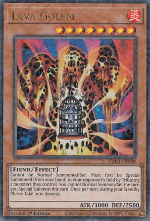 Lava Golem (Duel Terminal) (HAC1-EN008) - Hidden Arsenal: Chapter 1 1st Edition - Premium Yugioh Single from Konami - Just $0.51! Shop now at Game Crave Tournament Store