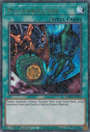 Polymerization (Duel Terminal) (HAC1-EN022) - Hidden Arsenal: Chapter 1 1st Edition - Premium Yugioh Single from Konami - Just $0.33! Shop now at Game Crave Tournament Store
