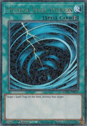 Mystical Space Typhoon (Duel Terminal) (HAC1-EN023) - Hidden Arsenal: Chapter 1 1st Edition - Premium Yugioh Single from Konami - Just $0.32! Shop now at Game Crave Tournament Store