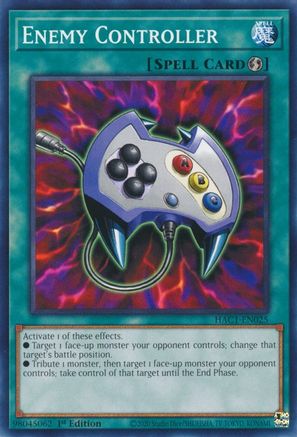 Enemy Controller (HAC1-EN025) - Hidden Arsenal: Chapter 1 1st Edition - Premium Yugioh Single from Konami - Just $0.26! Shop now at Game Crave Tournament Store
